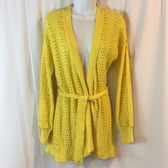Beldoch Popper Sweaters - Vintage Beldoch Popper Open Knit Sweater Coat